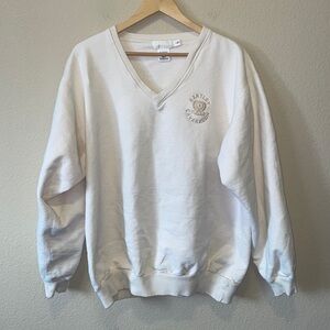 Vintage crème golf sweater